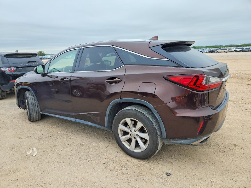 2016 Lexus Rx VIN 2T2ZZMCA8GC002342 COPART salvage auction — SIDE, TX - SALVAGE VEHICLE TITLE, sold $11,300 on 2026-07-02 (photo 2)