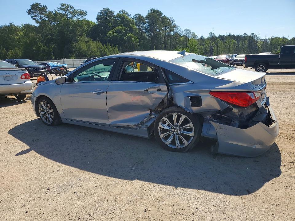 2011 Hyundai Sonata VIN 5NPEC4ACXBH136266 COPART salvage auction — REAR END, Sc - Cert Of Title-Salvage, sold $800 on 2026-07-13 (photo 2)