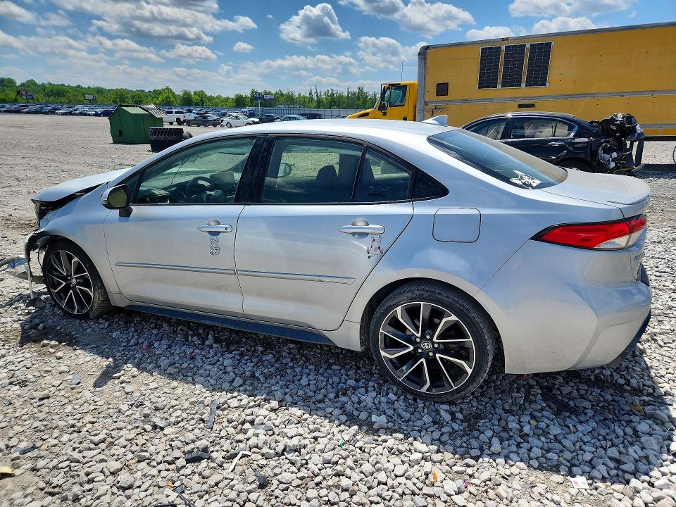 2022 Toyota Corolla VIN JTDS4MCEXN3510230 COPART salvage auction — FRONT END, Il - Salvage Certificate, sold $3,250 on 2026-07-08 (photo 2)