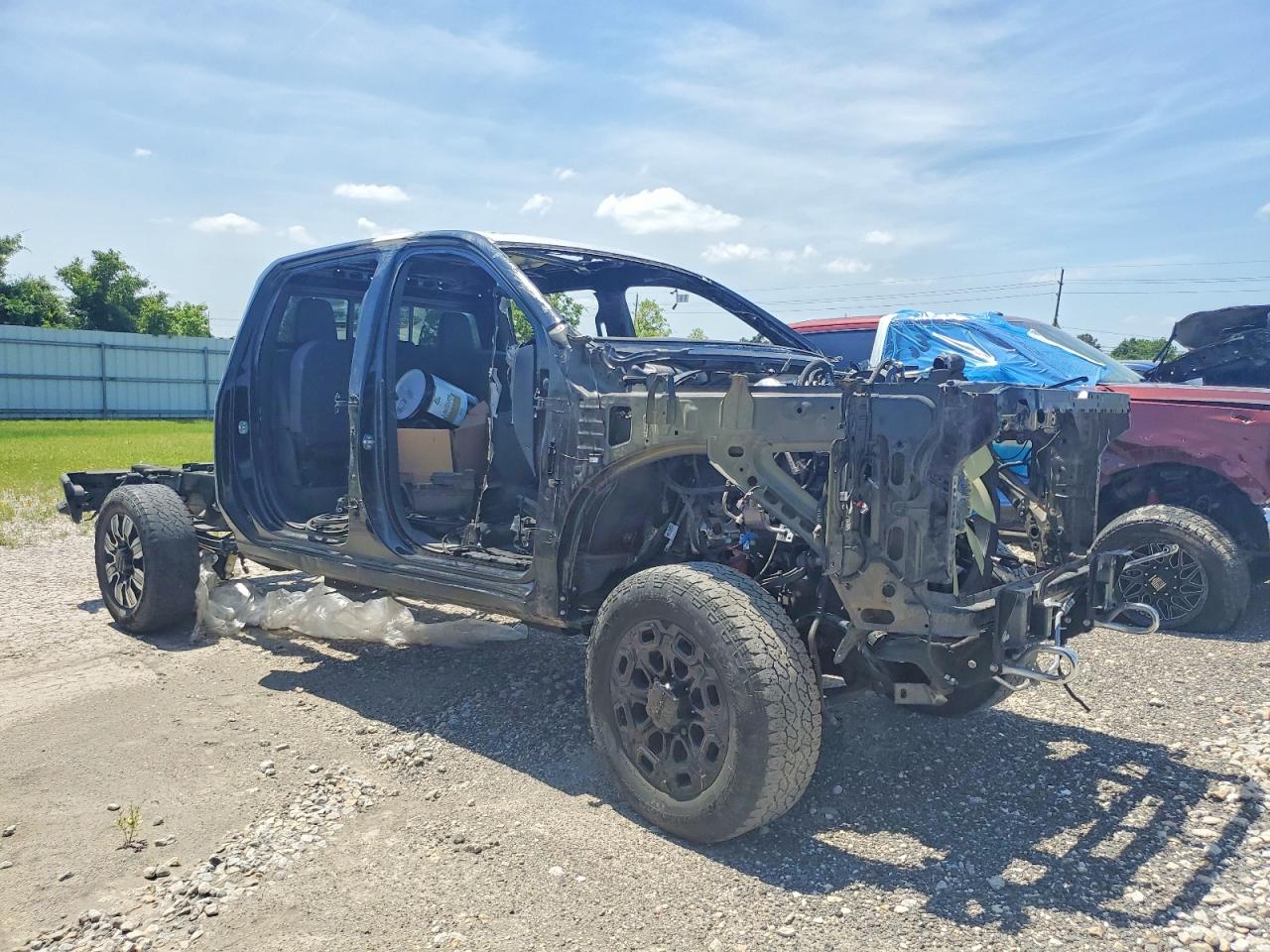 2024 Gmc VIN 1GT49YEY5RF230146 COPART salvage auction — Stripped, TX - NONREPAIRABLE TITLE (P), sold $6,700 on 2026-07-02 (photo 1)