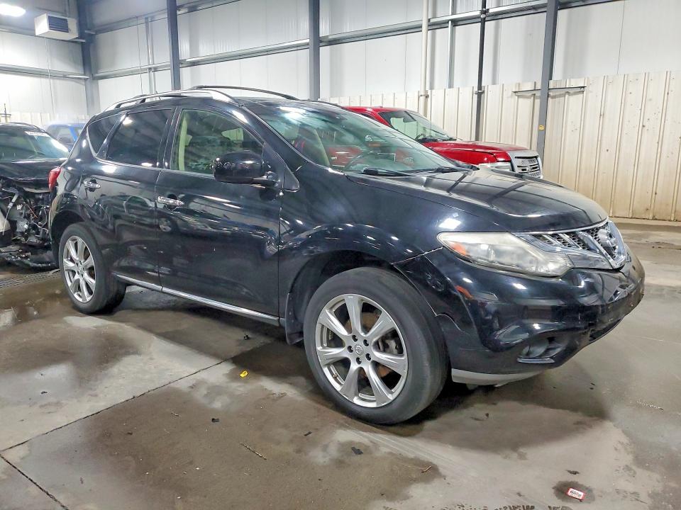 2012 Nissan Murano VIN JN8AZ1MW7CW233183 COPART salvage auction — FRONT END, Mn - Cert Of Title-Prior Salvage, sold $275 on 2026-07-28 (photo 4)