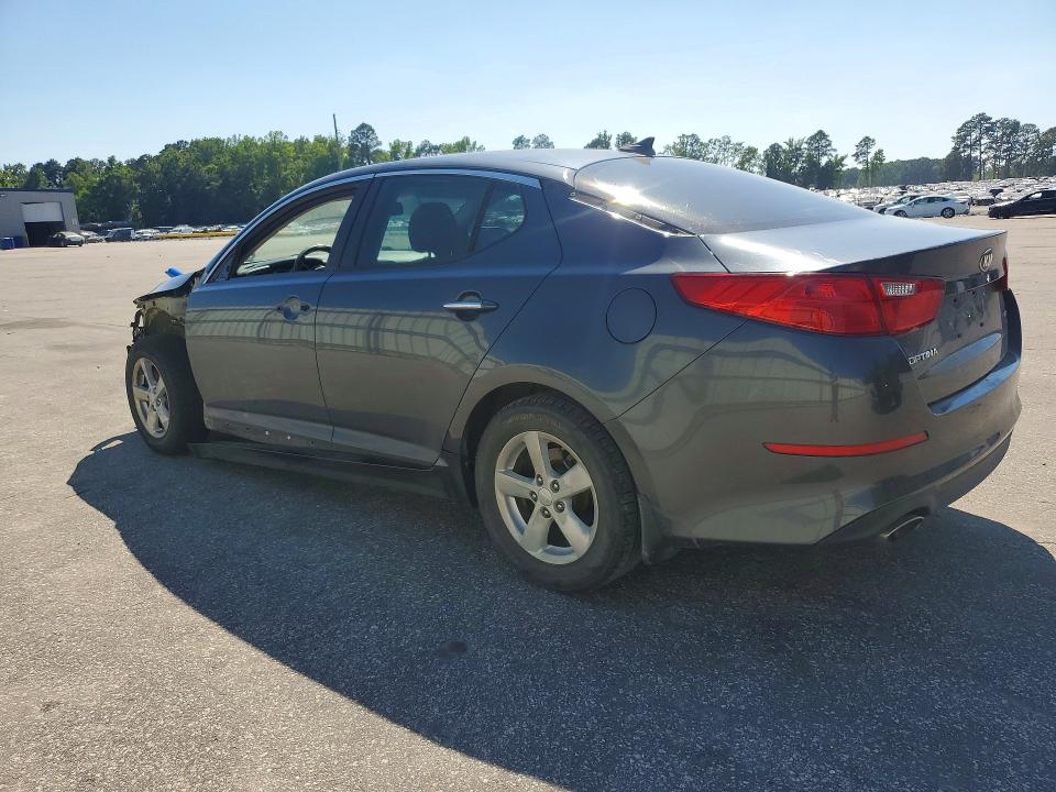 2015 Kia Optima VIN KNAGM4A71F5632262 COPART salvage auction — FRONT END, Nc - Salvage Certificate Of Title, sold $575 on 2026-07-02 (photo 2)