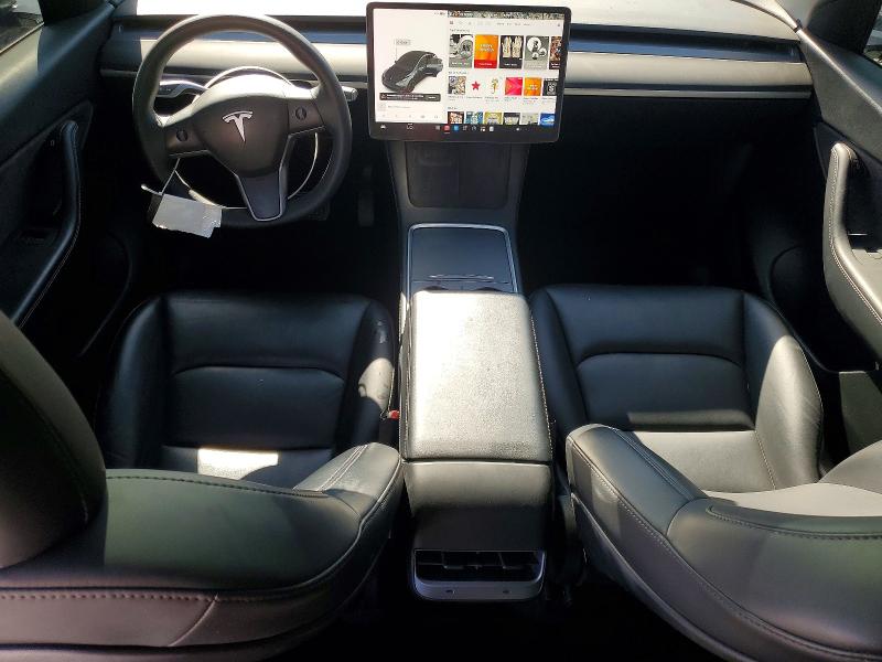 2021 Tesla Model y VIN 5YJYGDEE1MF293733 COPART salvage auction — UNDERCARRIAGE, NV - SALVAGE TITLE, sold $9,500 on 2026-07-22 (photo 8)