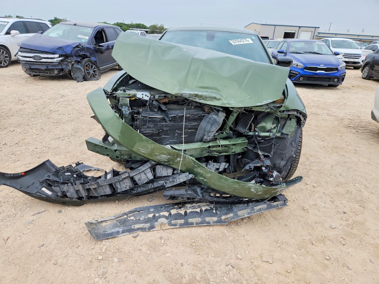 2021 Dodge Charger VIN 2C3CDXBG7MH619883 COPART salvage auction — Front End, TX - SALVAGE VEHICLE TITLE, sold $2,550 on 2026-06-25 (photo 5)