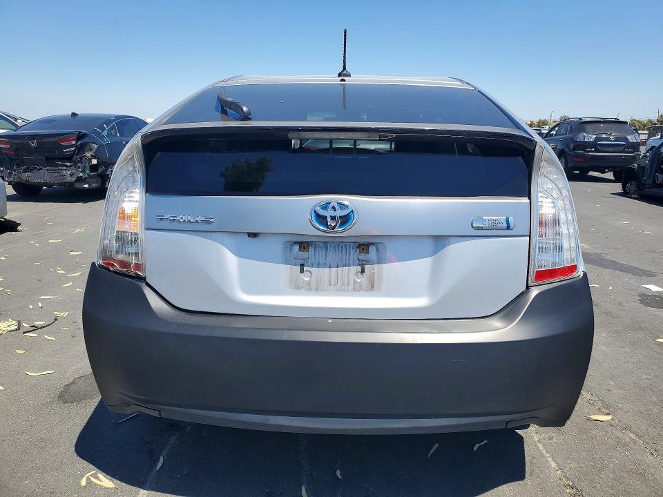 2012 Toyota Prius plug-in VIN JTDKN3DP3C3030132 COPART salvage auction — FRONT END, CA - SALVAGE CERTIFICATE, sold $4,400 on 2026-07-27 (photo 6)