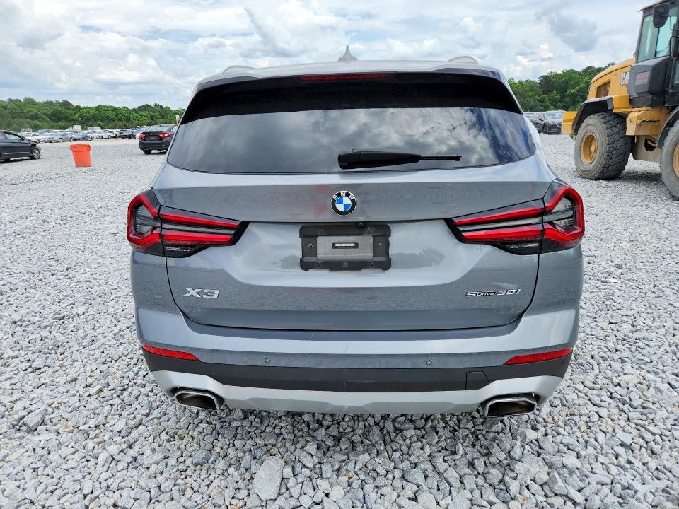 2023 BMW X3 VIN 5UX43DP09P9R57611 COPART salvage auction — FRONT END, Ga - Cert Of Title-Salvage, sold $6,100 on 2026-07-28 (photo 6)