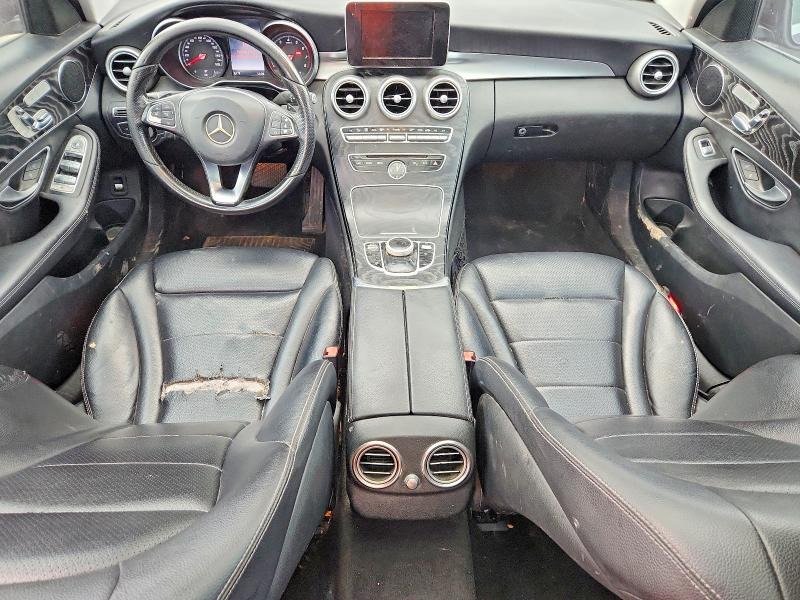 2017 Mercedes-benz C-klasse VIN WDDWF4JB9HR234618 COPART salvage auction — REAR END, Tx - Certificate Of Title, sold $5,100 on 2026-07-08 (photo 8)