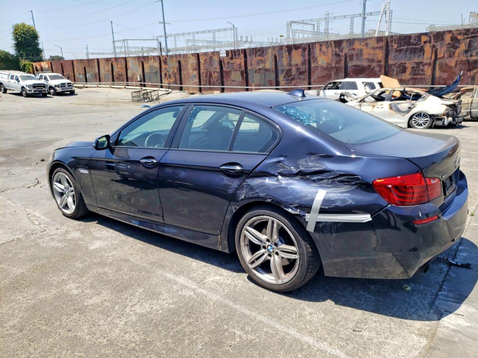 2015 BMW 5er VIN WBA5B3C5XFD546800 COPART salvage auction — REAR END, Ca - Salvage Certificate, sold $3,500 on 2026-07-10 (photo 2)