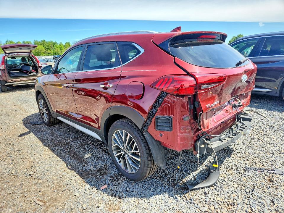 2019 Hyundai Tucson VIN KM8J3CAL1KU978309 COPART salvage auction — REAR END, Nj - Cert Of Title-Salvage, sold $4,850 on 2026-07-07 (photo 2)