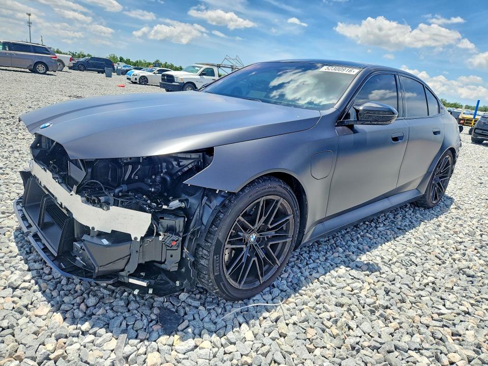 2026 BMW M5 VIN WBS83FK06TCV66833 COPART salvage auction — FRONT END, Fl - Cert Of Title Slvg Rebuildable, sold $66,500 on 2026-07-10 (photo 1)