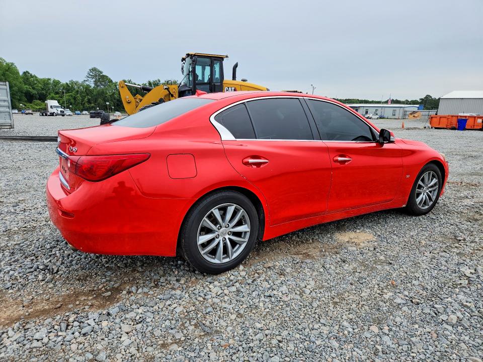 2015 Infiniti Q50 VIN JN1BV7AP0FM337772 COPART salvage auction — FRONT END, GA - CERT OF TITLE-SALVAGE, sold $700 on 2026-07-28 (photo 3)