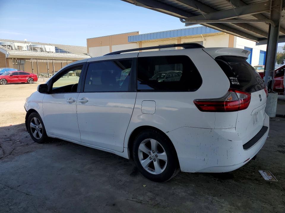 2015 Toyota Sienna VIN 5TDKK3DCXFS682058 COPART salvage auction — FRONT END, CA - SALVAGE CERTIFICATE, sold $1,850 on 2026-07-28 (photo 2)