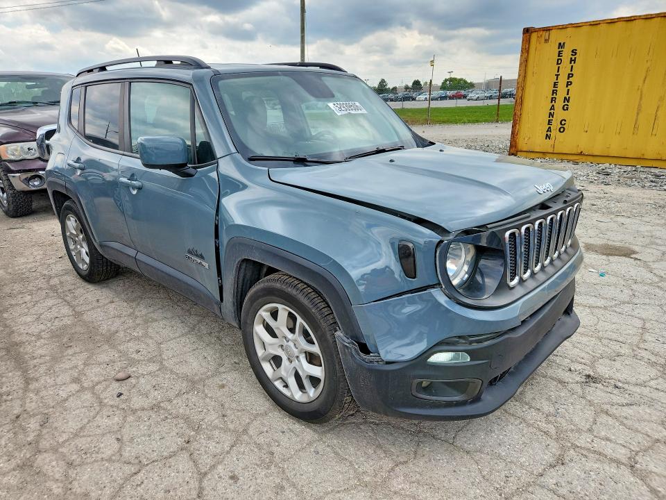 2018 Jeep Renegade VIN ZACCJABB8JPH47355 COPART salvage auction — FRONT END, In - Cert Of Title-Salvage Title, sold $1,450 on 2026-07-28 (photo 4)