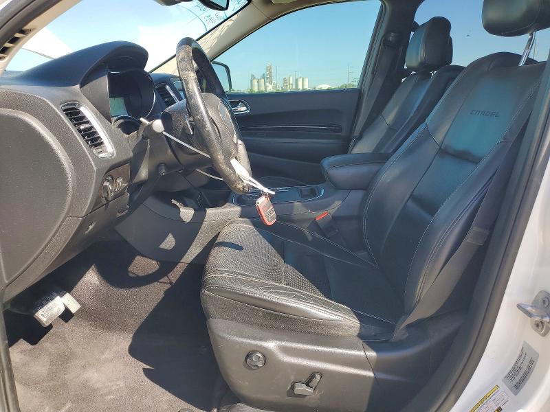 2017 Dodge Durango VIN 1C4RDHEG3HC680793 COPART salvage auction — FRONT END, Tx - Nonrepairable Title, sold $2,150 on 2026-07-02 (photo 7)