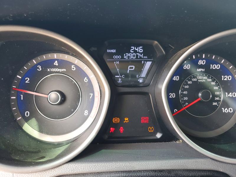 2013 Hyundai VIN KMHDH4AE7DU915224 COPART salvage auction — FRONT END, Fl - Cert Of Title Slvg Rebuildable, sold $725 on 2026-07-14 (photo 9)