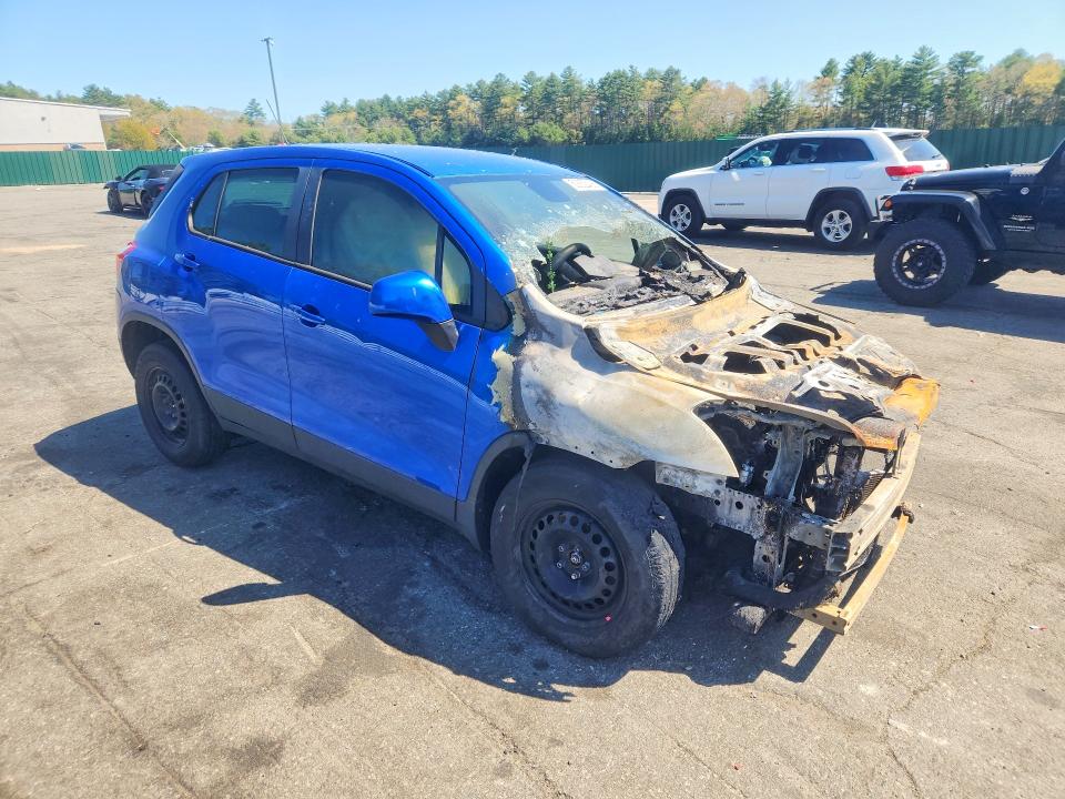 2015 Chevrolet Trax VIN KL7CJKSB8FB180830 COPART salvage auction — BURN, Id - Salvage Certificate Of Title, sold $100 on 2026-07-28 (photo 4)