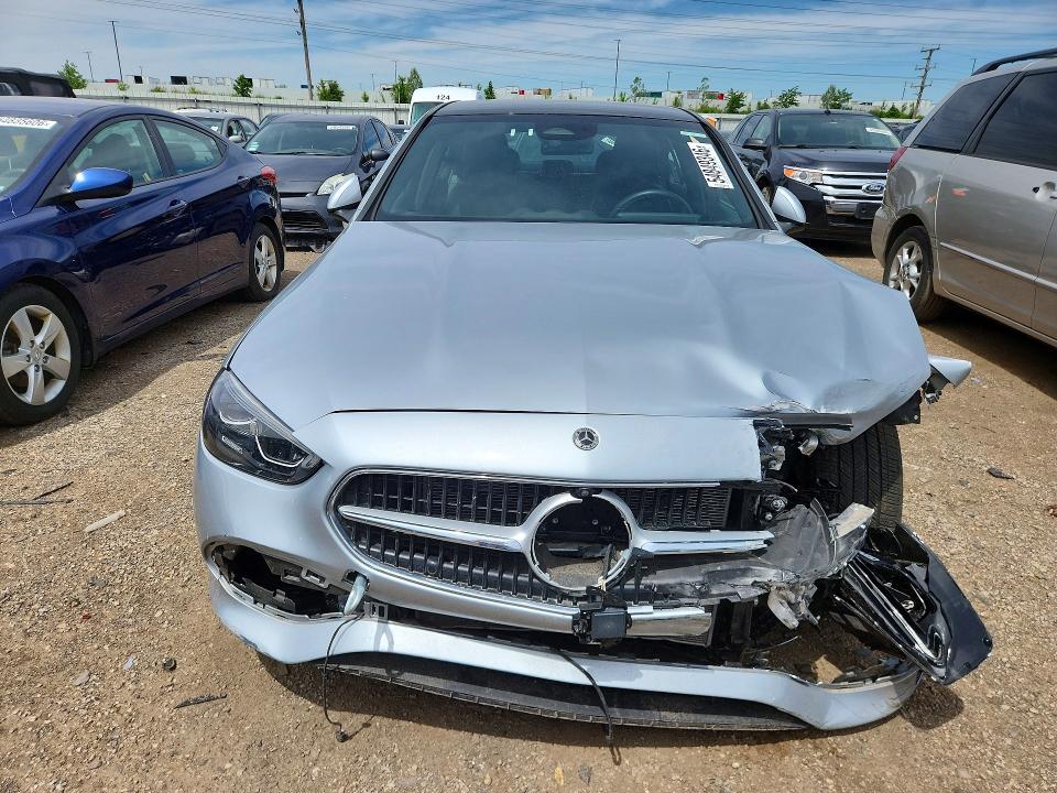 2024 Mercedes-benz C-klasse VIN W1KAF4HB9RR188127 COPART salvage auction — FRONT END, Il - Salvage Certificate, sold $14,900 on 2026-07-30 (photo 5)