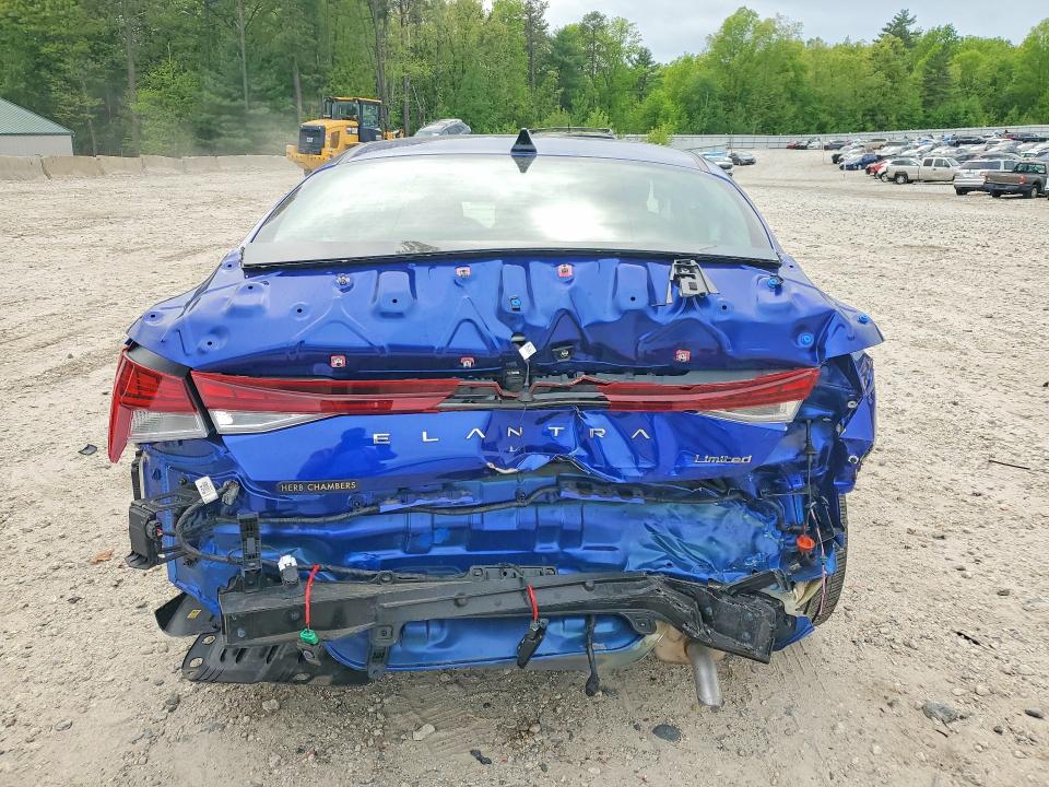 2023 Hyundai Elantra VIN KMHLP4AG2PU482402 COPART salvage auction — REAR END, Ma - Cert Of Title-Salvage, sold $1,500 on 2026-07-15 (photo 6)
