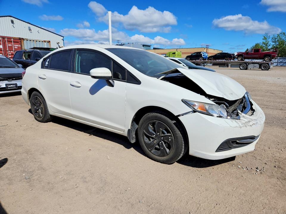 2014 Honda Civic VIN 2HGFB2F48EH001704 COPART salvage auction — FRONT END, On - Permit Salvage, sold $625 on 2026-07-02 (photo 4)