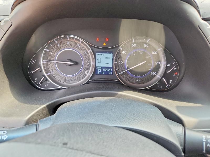 2012 Infiniti Qx56 VIN JN8AZ2NF6C9515673 COPART salvage auction — FRONT END, Tx - Salvage Vehicle Title, sold $1,350 on 2026-07-15 (photo 9)