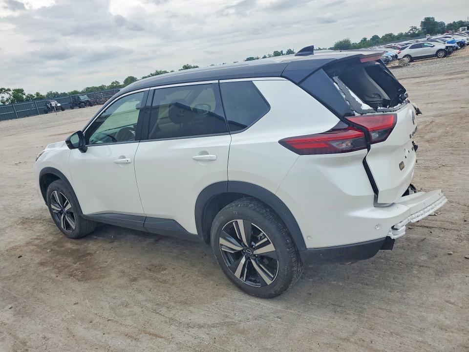 2025 Nissan Rogue VIN JN8BT3CB5SW168848 COPART salvage auction — REAR END, Mo - Salvage Certificate Of Title, sold $50 on 2026-07-27 (photo 2)