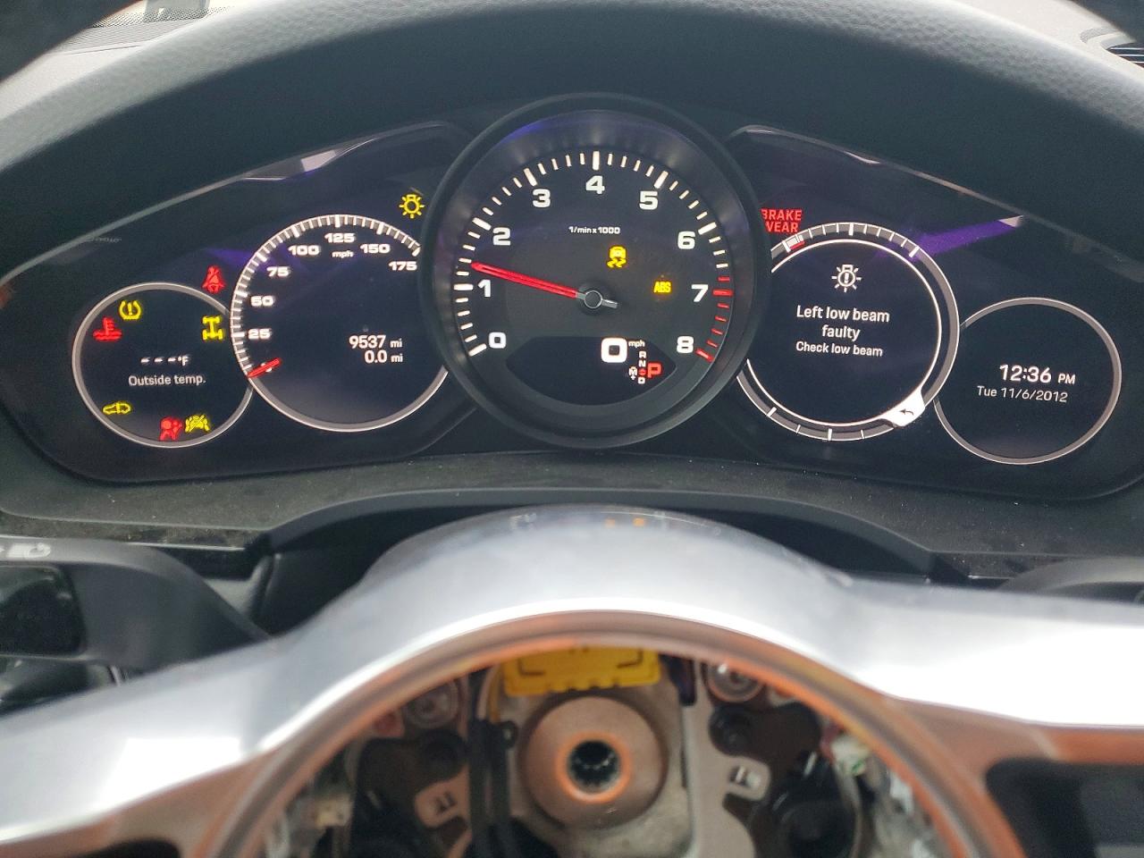 2023 Porsche Cayenne VIN WP1AA2AY9PDA02283 COPART salvage auction — Front End, CA - LIEN PAPERS-CLEAN OR AC, sold $14,500 on 2026-06-10 (photo 9)