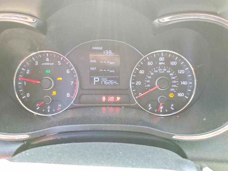 2014 Kia VIN KNAFX4A65E5089412 COPART salvage auction — REAR END, Sc - Cert Of Title-Salvage, sold $500 on 2026-07-20 (photo 9)