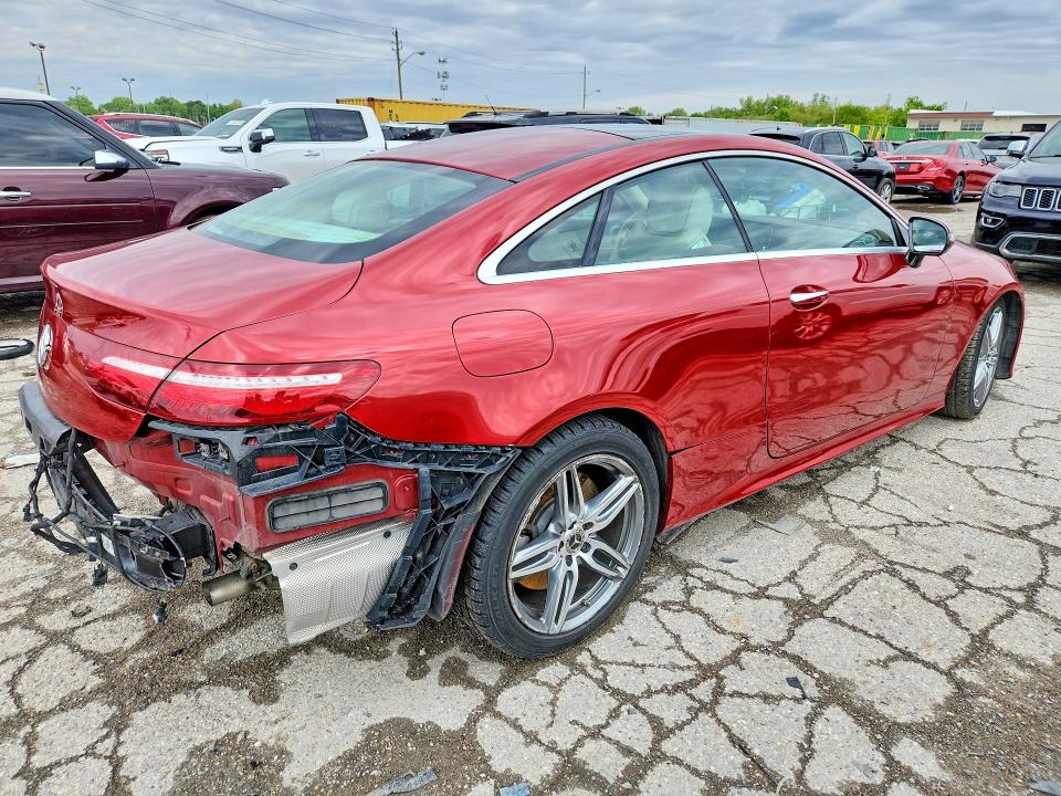 2018 Mercedes-benz E-klasse VIN WDD1J6FB3JF015755 COPART salvage auction — REAR END, Wv - Salvage Certificate, sold $5,300 on 2026-07-17 (photo 3)