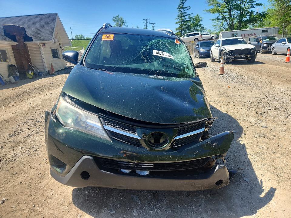 2013 Toyota Rav 4 VIN JTMBFREV1DD035287 COPART salvage auction — FRONT END, Oh - Cert Of Title-Salvage, sold $800 on 2026-07-15 (photo 5)
