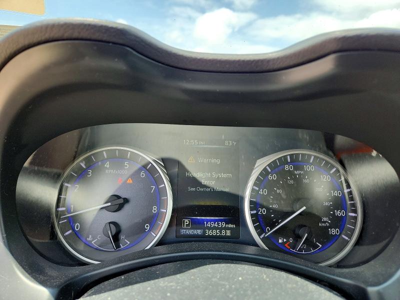 2015 Infiniti VIN JN1BV7AP7FM345576 COPART salvage auction — FRONT END, Tx - Salvage Vehicle Title, sold $1,650 on 2026-07-02 (photo 9)