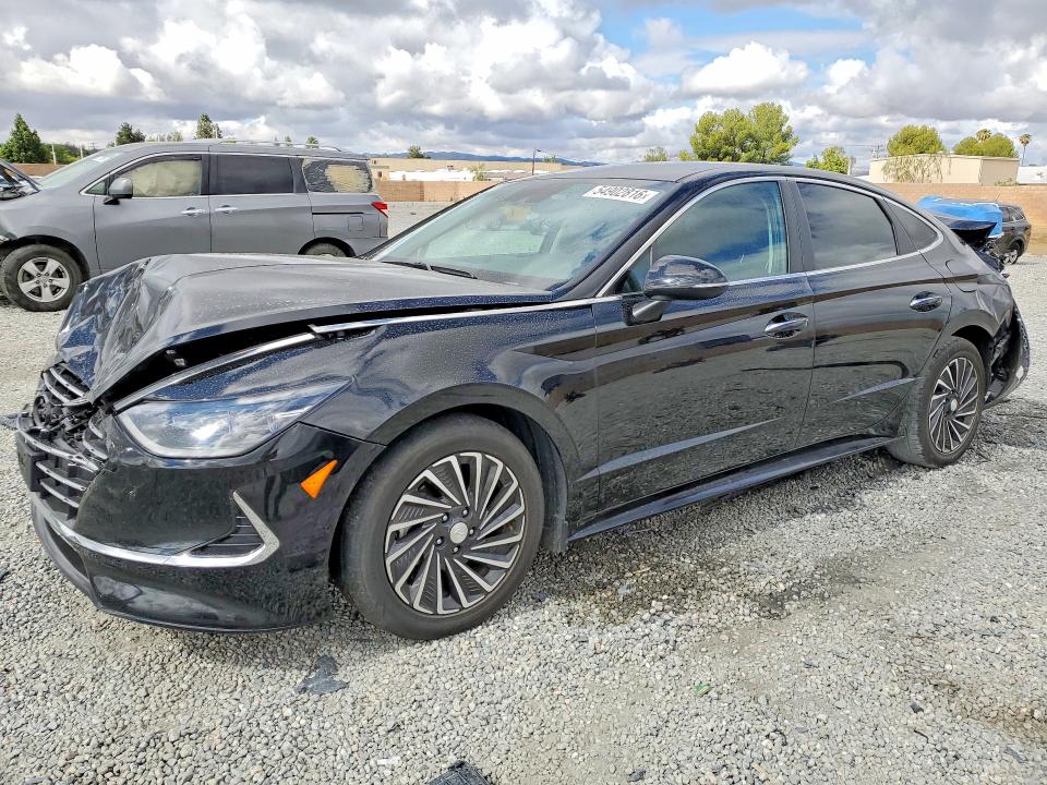 2023 Hyundai VIN KMHL34JJ5PA063341 COPART salvage auction — FRONT END, Ca - Salvage Certificate, sold $1,500 on 2026-07-08 (photo 1)