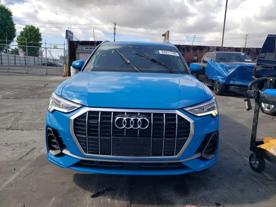 2023 Audi Q3 VIN WA1DECF35P1128674 COPART salvage auction — REAR END, Ca - Salvage Certificate, sold $9,300 on 2026-07-15 (photo 5)