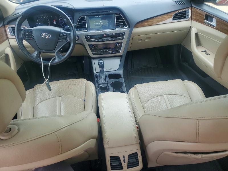 2015 Hyundai Sonata VIN 5NPE34AF0FH021949 COPART salvage auction — REAR END, Sc - Cert Of Title-Salvage, sold $750 on 2026-07-03 (photo 8)