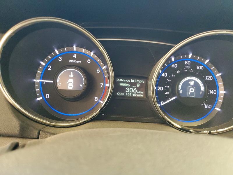 2013 Hyundai Sonata VIN 5NPEB4ACXDH563050 COPART salvage auction — REAR END, Tx - Salvage Vehicle Title, sold $325 on 2026-07-31 (photo 9)