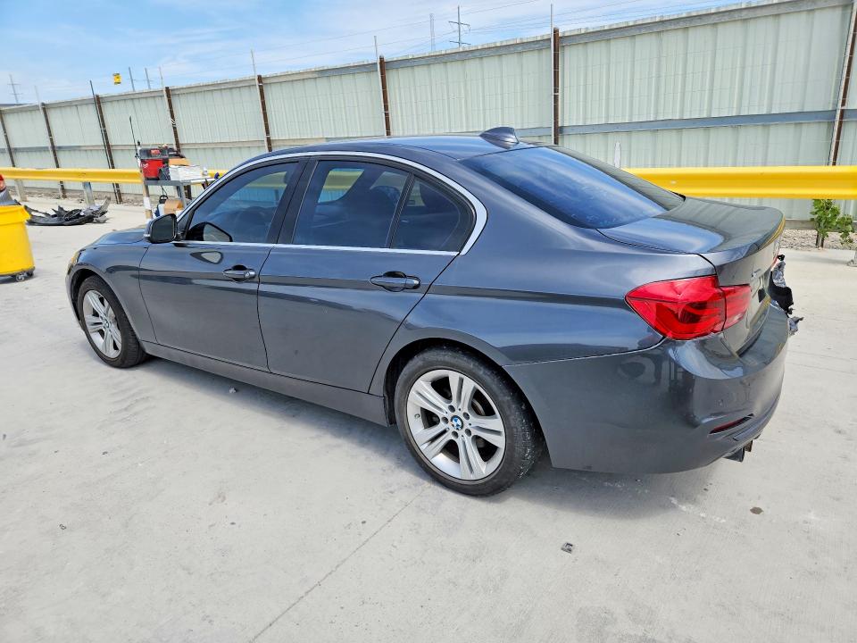 2017 BMW 3er VIN WBA8B9C5XHK675599 COPART salvage auction — REAR END, Tx - Salvage Vehicle Title, sold $3,950 on 2026-07-10 (photo 2)