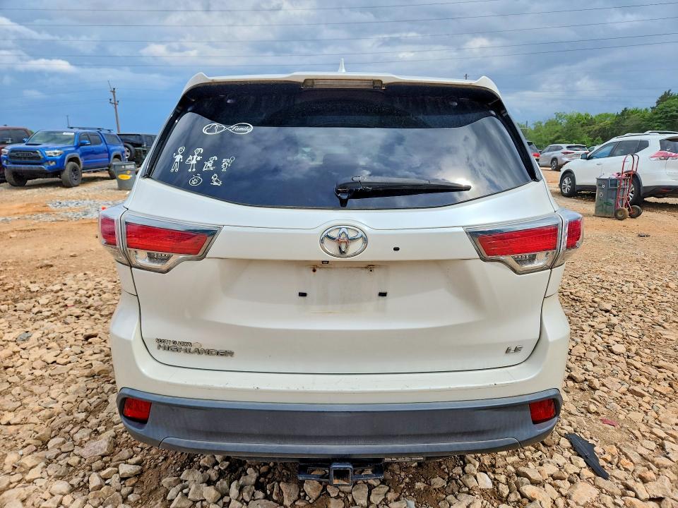 2015 Toyota VIN 5TDZKRFH2FS103381 COPART salvage auction — FRONT END, NC - SALVAGE CERTIFICATE OF TITLE, sold $7,100 on 2026-07-20 (photo 6)