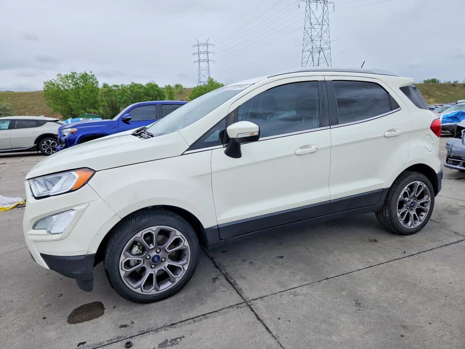 2021 Ford Ecosport VIN MAJ3S2KE8MC453031 COPART salvage auction — FRONT END, Co - Salvage Title, sold $4,350 on 2026-07-20 (photo 1)