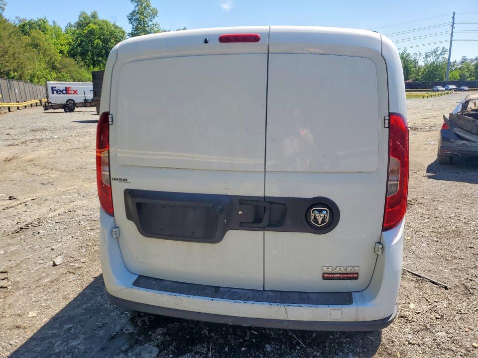 2022 Ram Promaster city VIN ZFBHRFAB9N6Y54388 COPART salvage auction — FRONT END, Md - Cert Of Salvage > 75% Damage, sold $900 on 2026-07-29 (photo 6)