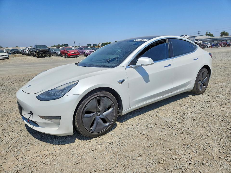 2020 Tesla VIN 5YJ3E1EB5LF636532 COPART salvage auction — FRONT END, Ca - Dis/Dlr/Exp Only Clean Title (P), sold $6,800 on 2026-07-31 (photo 1)