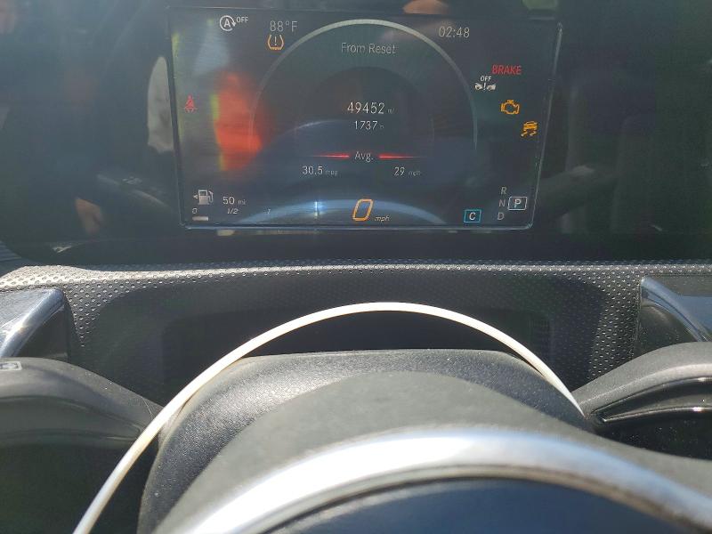 2019 Mercedes-benz A-klasse VIN WDD3G4FB4KW018130 COPART salvage auction — MINOR DENT/SCRATCHES, Oh - Cert Of Title-Repossession, sold $5,400 on 2026-07-29 (photo 9)