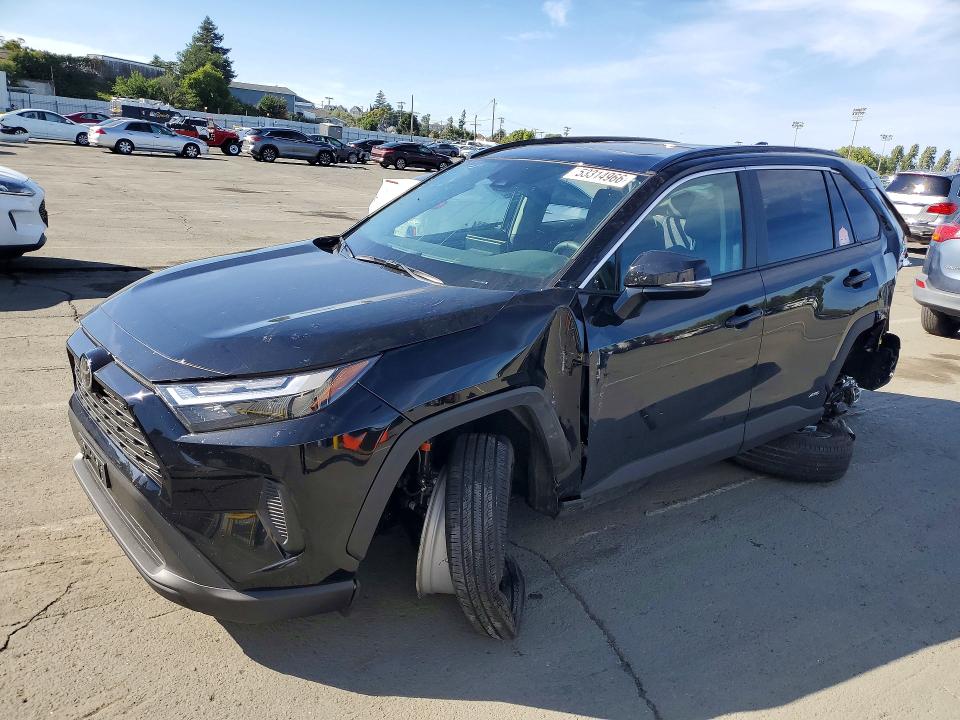 2025 Toyota Rav4 hybrid VIN 4T3RWRFV6SU206709 — COPART salvage auction photo