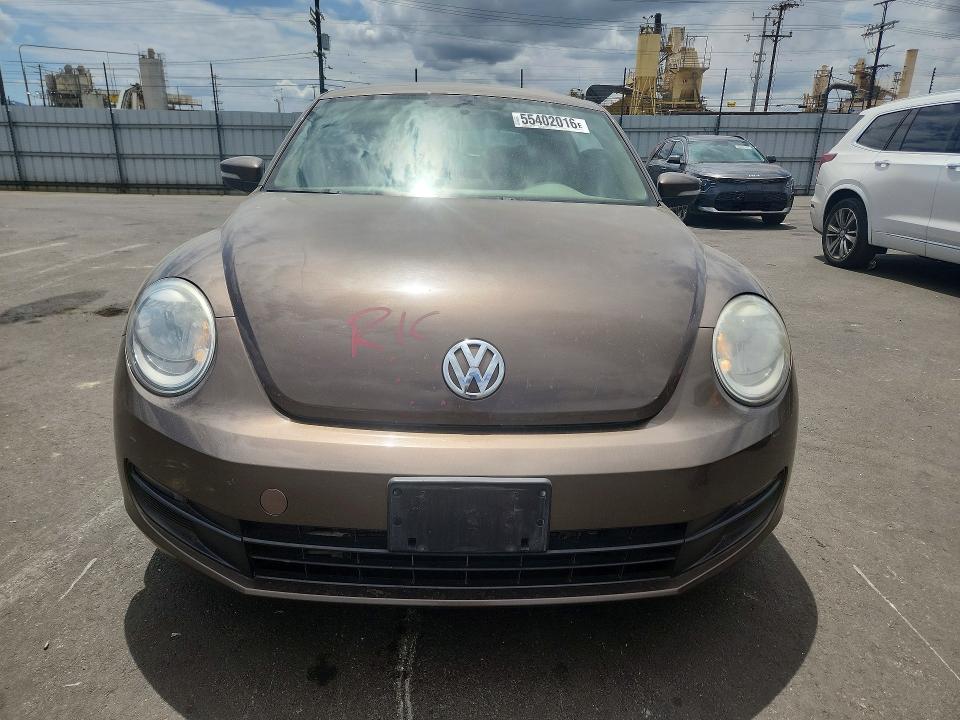 2015 Volkswagen Beetle VIN 3VWJ17ATXFM603124 COPART salvage auction — REAR END, Ca - Salvage Certificate, sold $1,350 on 2026-07-08 (photo 5)