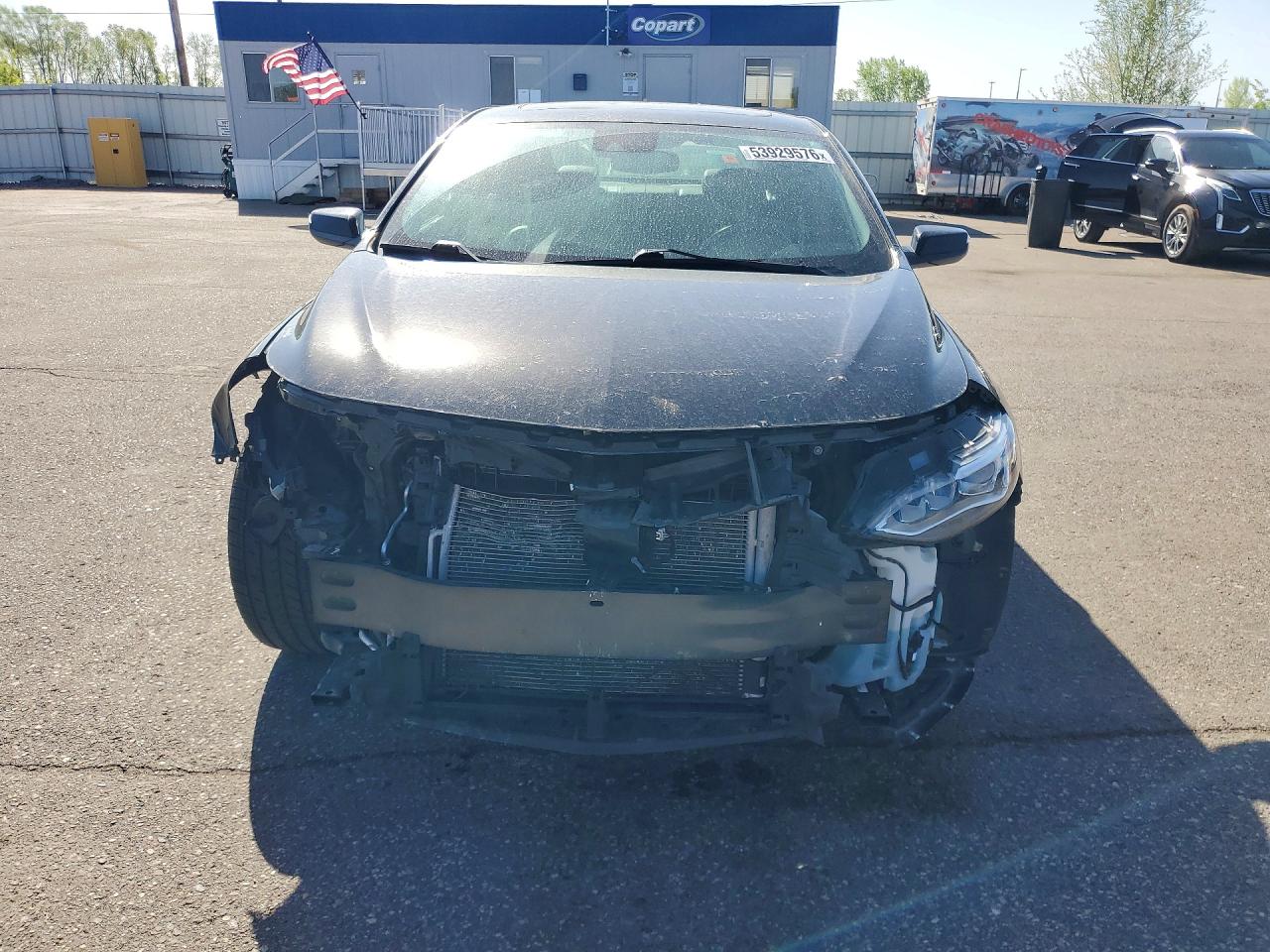 2020 Chevrolet Malibu VIN 1G1ZE5SX7LF098728 COPART salvage auction — Front End, MN - CERT OF TITLE-SALVAGE, sold $4,600 on 2026-07-07 (photo 5)