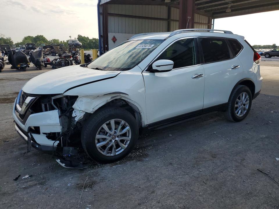 2019 Nissan Rogue VIN 5N1AT2MT0KC703008 COPART salvage auction — FRONT END, Fl - Cert Of Title Slvg Rebuildable, sold $1,600 on 2026-07-10 (photo 1)