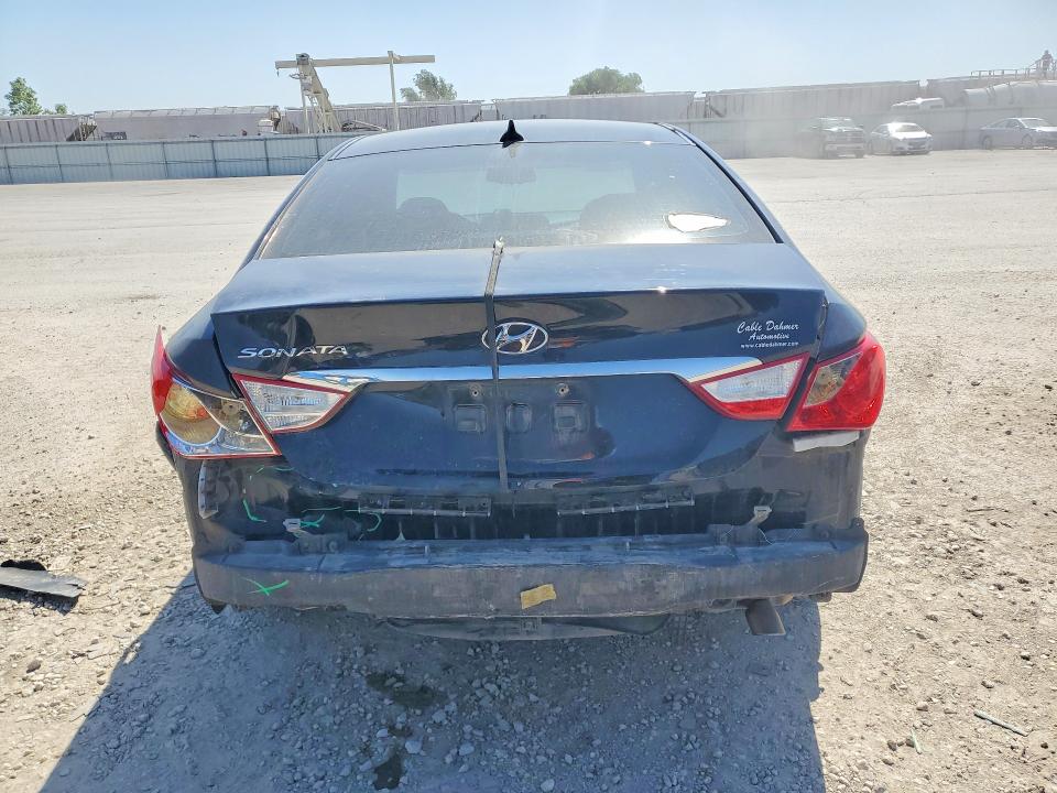 2013 Hyundai Sonata VIN 5NPEB4AC5DH790145 COPART salvage auction — REAR END, Ks - Cert Of Title-Salvage, sold $500 on 2026-07-23 (photo 6)