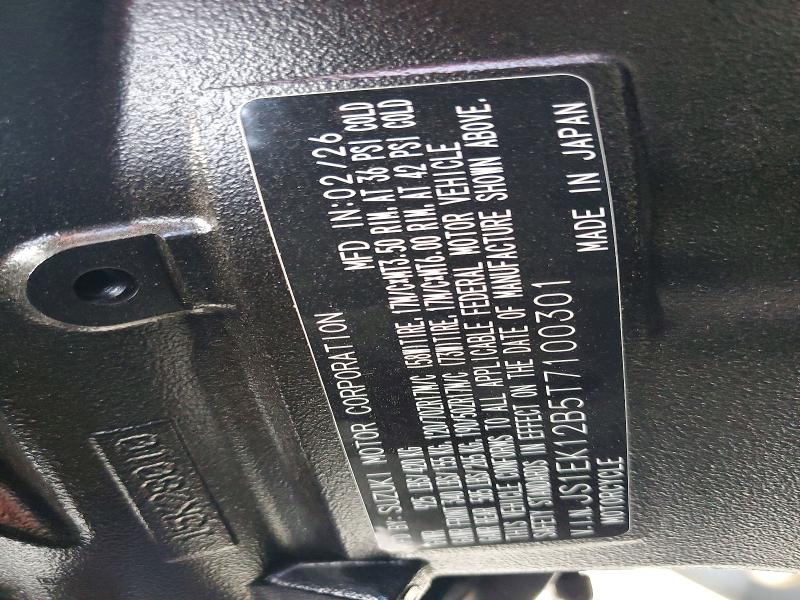 2026 Suzuki Gsx VIN JS1EK12B5T7100301 COPART salvage auction — FRONT END, Nv - Salvage Title, sold $4,300 on 2026-07-23 (photo 9)