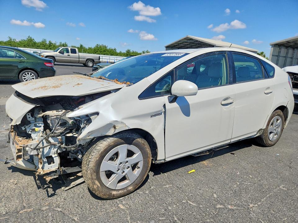2010 Toyota Prius VIN JTDKN3DU1A0202470 COPART salvage auction — FRONT END, Ca - Salvage Certificate, sold $1,300 on 2026-07-16 (photo 1)