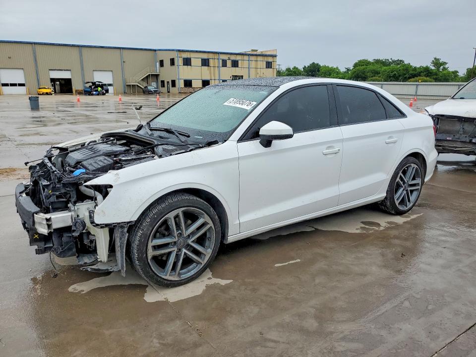 2020 Audi A3 VIN WAUAUGFF2LA103851 COPART salvage auction — FRONT END, Tx - Salvage Vehicle Title, sold $3,800 on 2026-07-09 (photo 1)