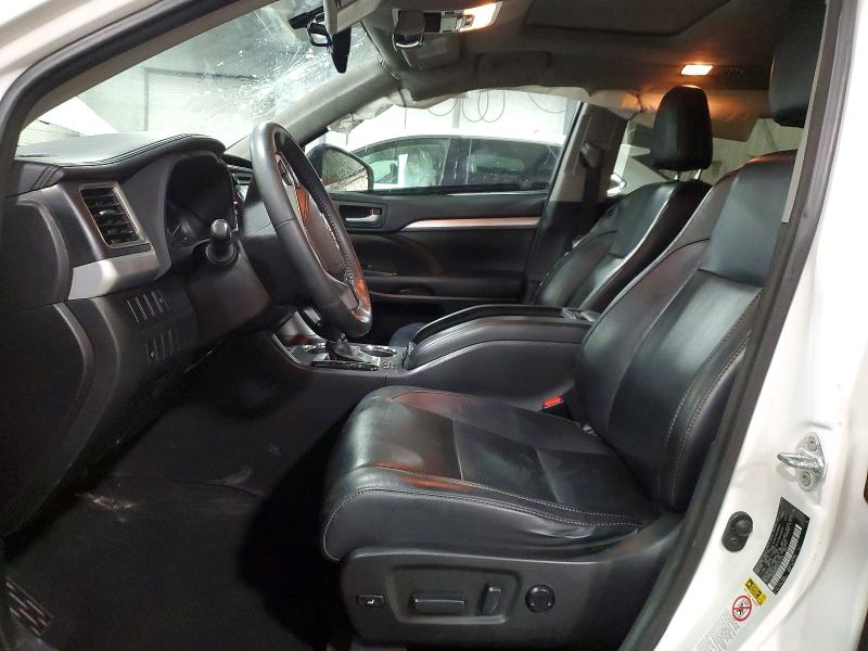2016 Toyota Highlander VIN 5TDJKRFH5GS352739 COPART salvage auction — FRONT END, Mn - Cert Of Title-Salvage, sold $250 on 2026-07-21 (photo 7)
