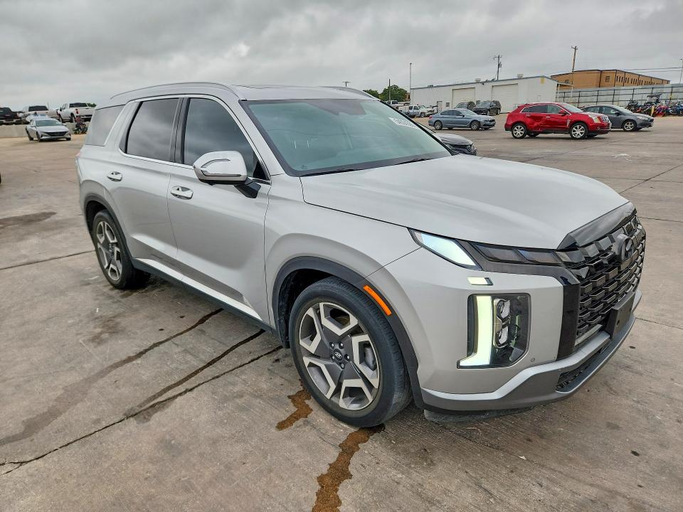 2024 Hyundai Palisade VIN KM8R54GE3RU658463 COPART salvage auction — HAIL, Tx - Certificate Of Title, sold $19,200 on 2026-07-23 (photo 4)